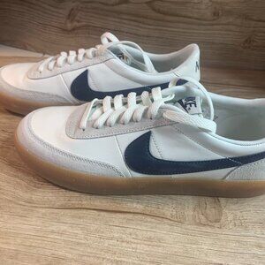 Nike Men's Killshot 2 Sail/Midnight Navy-gum Yellow, Size 9.5, Excellent